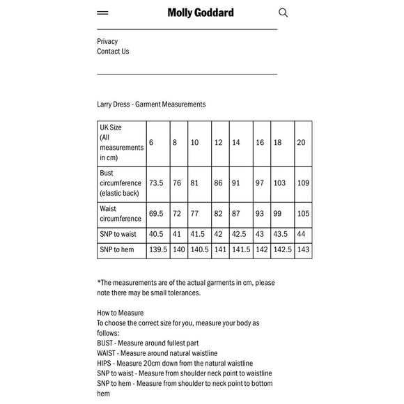 Molly Goddard Larry Smock Dress Black Size UK 8 *see Chart Bridesmaid Backless - Picture 10 of 10